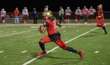 University High’s Kaleil Lewis can fill any role on the field